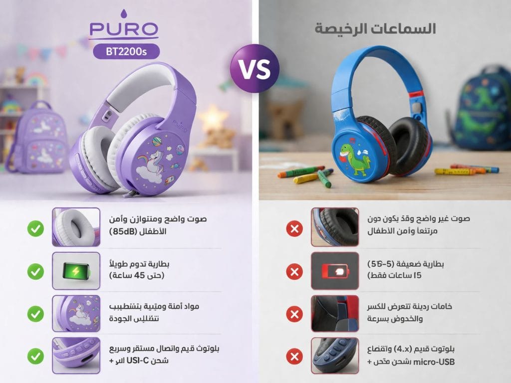 مقارنة Puro BT2200s