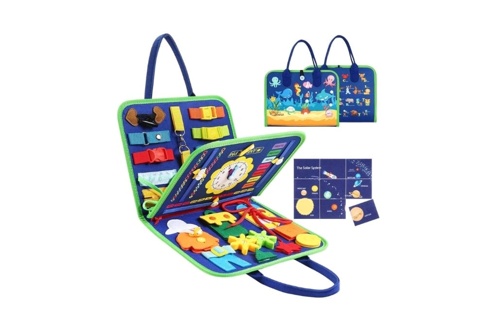 Busy Board Montessori Toy for Kids