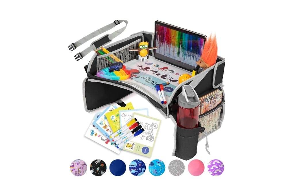 PILLANI Kids Travel Tray for Car