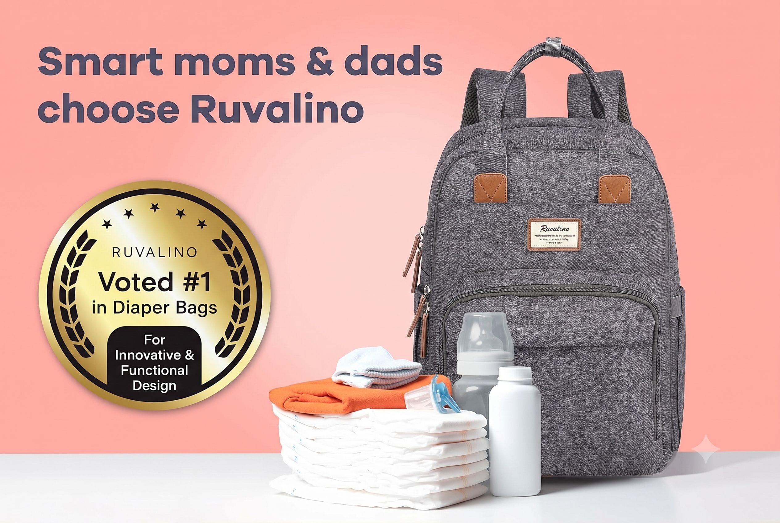RUVALINO Diaper Backpack1